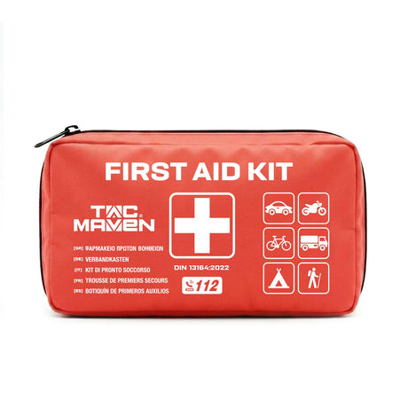 Kit de premiers secours Tac Maven conforme DIN 13164:2022 en boîtier rigide résistant à l'eau