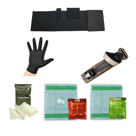 Kit de secours de cheville The Activity Group Ankle Kit N°5 élastique garrot à cliquet