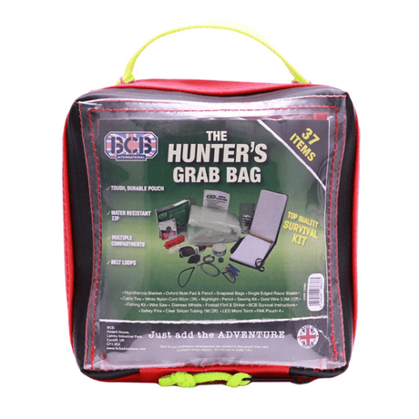 Kit de survie BCB 20 pièces en pochette nylon 500D compartimentée 14 x 15 x 7 cm