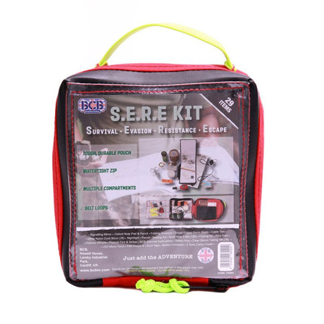 Kit de survie SERE BCB 21 pièces avec crème de dissimulation et ciseaux pliants