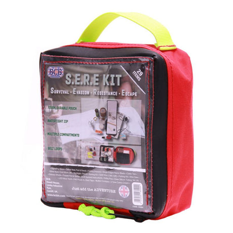 Kit de survie SERE BCB 21 pièces avec crème de dissimulation et ciseaux pliants
