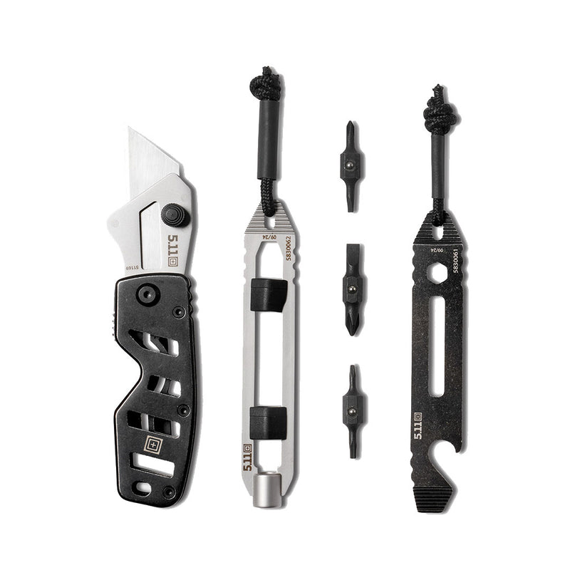 Kit d'outils 5.11 Tactical Utility Gift Set 3 pièces couteau porte-embouts et multifonction