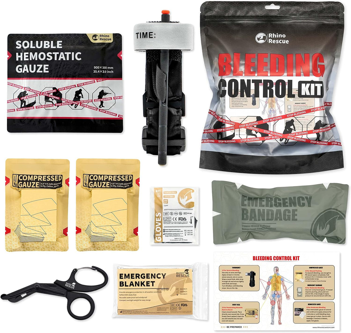 Kit hémorragie Rhino Rescue Bleeding Control