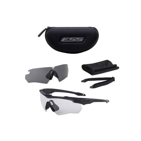 Kit lunettes balistiques ESS Crossblade 2 écrans polycarbonate 2,4 mm EN 166