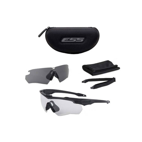 Kit lunettes balistiques ESS Crossblade 2 écrans polycarbonate 2,4 mm EN 166