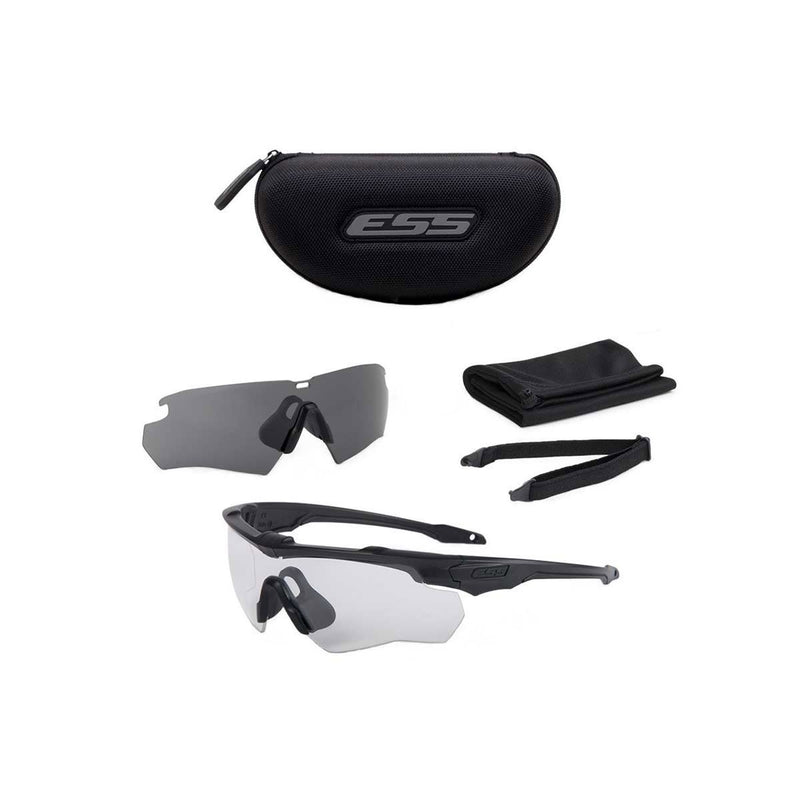 Kit lunettes balistiques ESS Crossblade 2 écrans polycarbonate 2,4 mm EN 166