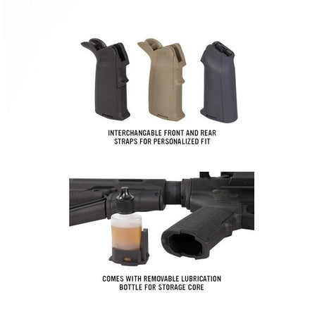 Kit poignée pistolet MIAD GEN 1.1 Type 2 Magpul pour AR10 avec trois dos interchangeables