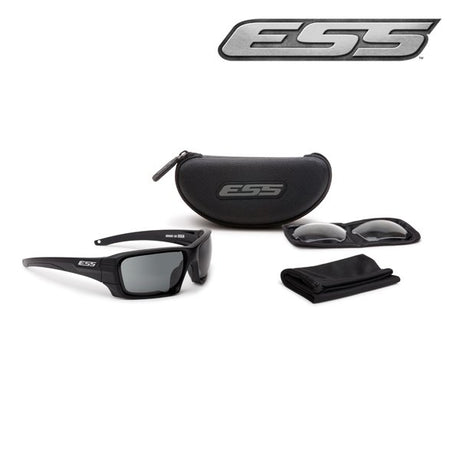 Kit solaires balistiques ESS Rollbar verres ESSOPTICS 2,2 mm et étui rigide