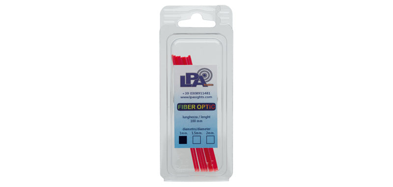 LPA Fibre optique dia 1mm long 100mm 8 g en organe de remplacement sur queue d'aronde