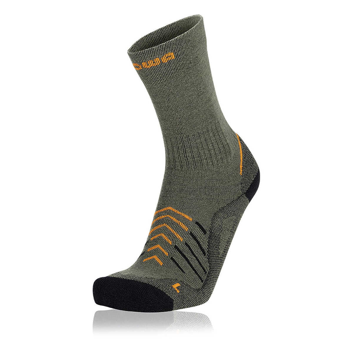 Chaussettes Lowa Renegade laine mérinos rembourrage talon et tendons tricotées en Italie