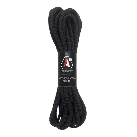 Lacets A10 Equipment SÉCU-ONE 190 cm en polyester pour tige haute 8 pouces