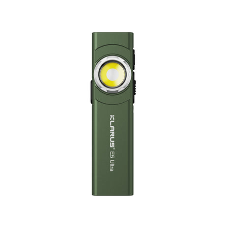 Lampe de casque Klarus E5 ULTRA 800 lumens portée 120 m IPX4 en alliage d'aluminium de qualité
