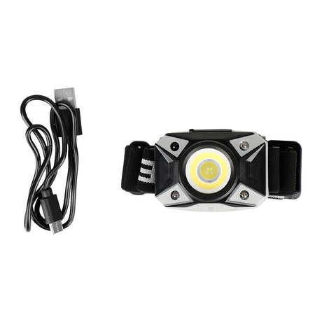 Lampe frontale Ares Hawk 500 lumens rechargeable USB-C à boîtier inclinable