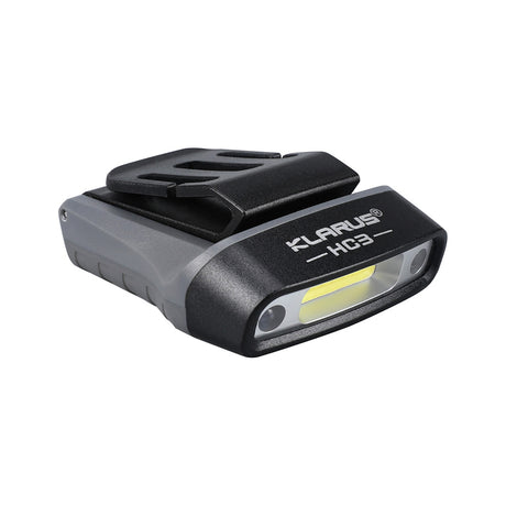 Lampe frontale Klarus HC3 100 lumens portée 15 m IPX5 en polymère