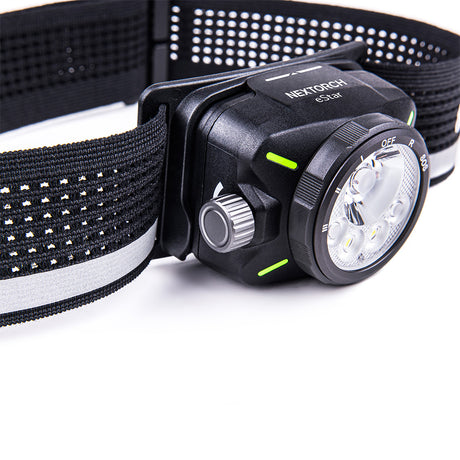 Lampe frontale Nextorch eSTAR 1 300 lumens portée 205 m IP67 en polymère
