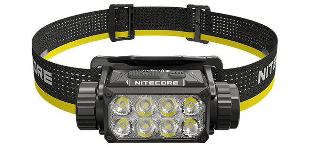 Lampe frontale Nitecore HC75 UHE 3 000 lumens portée 192 m rechargeable USB-C étanche IP68