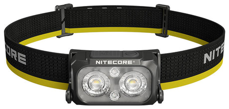 Lampe frontale Nitecore NU25 MCT 400 lumens portée 132 m rechargeable USB-C étanche IP66