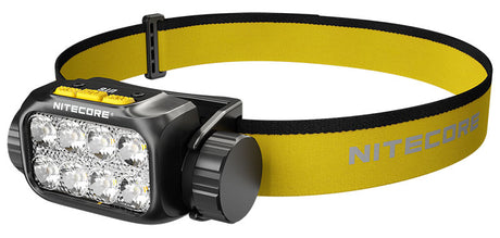Lampe frontale Nitecore UT6 1 600 lumens portée 195 m rechargeable USB-C étanche IP68