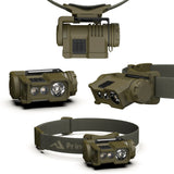 Lampe frontale Princeton Tec Ghost X MPLS 300 lumens infrarouge 940 nm trois platines