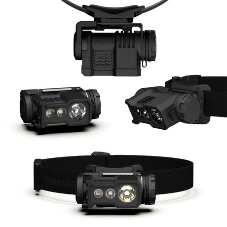 Lampe frontale Princeton Tec Ghost X MPLS 300 lumens infrarouge 940 nm trois platines