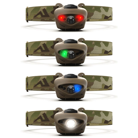 Lampe frontale Princeton Tec Vizz 550 RGB MPLS 550 lumens portée 95 m pour 92 g