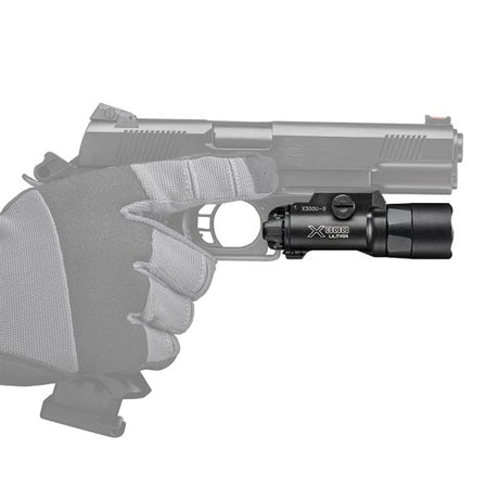 Lampe pour arme Surefire X300-B Ultra 1000 lumens montage à vis T-Slot ambidextre