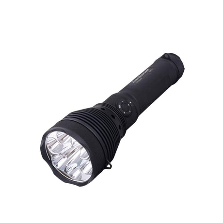 Lampe projecteur Powertac X10K 9 500 lumens 490 000 candela portée 1 400 mètres