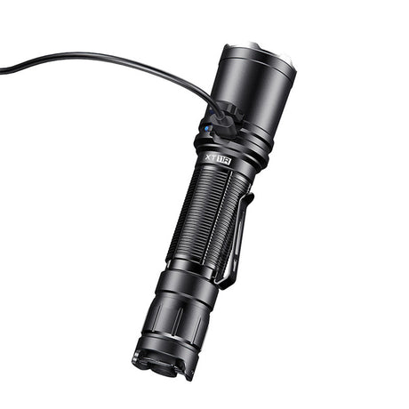 Lampe tactique Klarus XT11R 1 300 lumens portée 300 m IPX8 en alliage d'aluminium de qualité