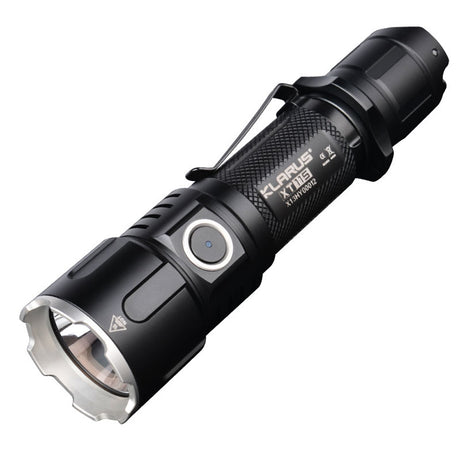 Lampe tactique Klarus XT11S 1 100 lumens portée 330 m IPX8 en alliage d'aluminium de qualité