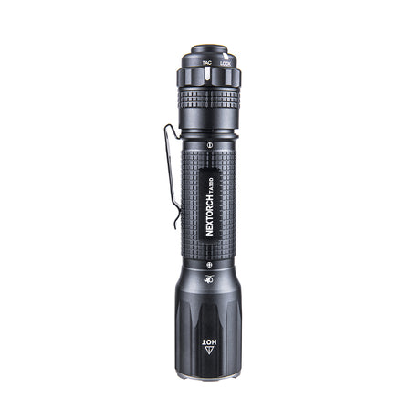Lampe tactique Nextorch TA30D 2 200 lumens portée 410 m IPX8 en alliage d'aluminium de qualité