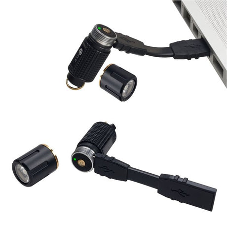 Lampe torche ASP DOT USB rechargeable 130 lumens en aluminium 6061 T6 anodisé