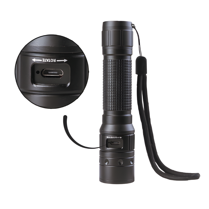 Lampe torche Mil-Tec Operator MT1R LED Cree XPG3 rechargeable 500 lumens IPX4