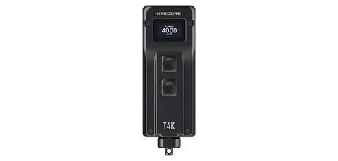 Lampe torche Nitecore T4K 4 000 lumens portée 209 m rechargeable autonomie jusqu'à 67 h