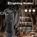 Lampe torche Powertac E3R Nova 820 lumens rechargeable en USB-C pour 36 grammes