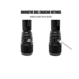 Lampe torche Powertac Warrior G4-FL 4 200 lumens faisceau large portée 214 mètres