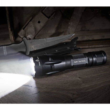 Lampe torche Surefire Fury Tactical Dual Fuel 1500 lumens accu 18650 ou CR123A