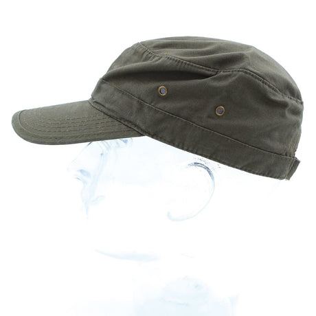 Lot de 10 casquettes type US coton Rip-Stop 215 g/m² réglage auto-agrippant