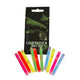 Lot de 10 mini-bâtons lumineux chimiluminescents Mil-Tec 6 mm × 5 cm autonomie 1 à 3 heures