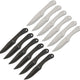 Lot de 12 couteaux de lancer Rite Edge Rival monobloc 15 cm avec housse à glissière
