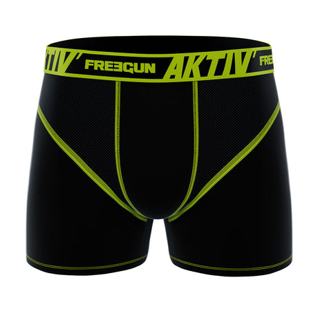 Lot de 2 boxers Ares en microfibre extensible à séchage rapide doublure coton