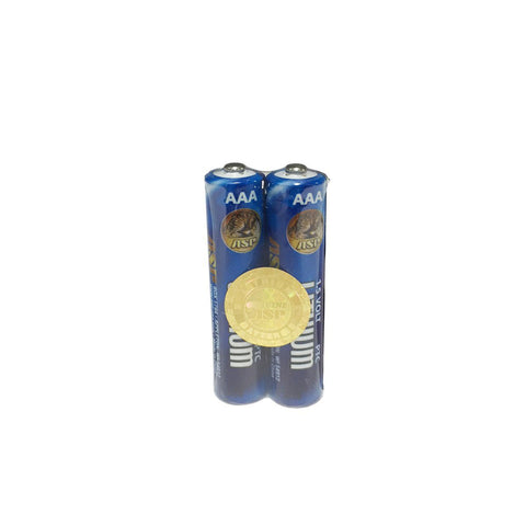Lot de 2 piles lithium AAA 1,5 V ASP à protection PTC pour lampes tactiques