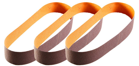 Lot de 3 courroies abrasives Work Sharp P120 en 1 x 18 pouces pour tête de meulage
