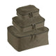 Lot de 3 pochettes de rangement Mil-Tec à couvercle mesh polyester PVC avec fixation MOLLE