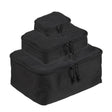 Lot de 3 pochettes de rangement Mil-Tec à couvercle mesh polyester PVC avec fixation MOLLE