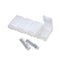 Lot de 4 boîtiers de rangement ASP Link Case pour 2 piles LR6 AA chacun, assemblables