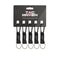 Lot de 5 mousquetons utilitaires Tac Maven en aluminium dormant de 5 mm avec anneau