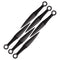 Lot de 6 couteaux de lancer Perfect Point à lame dague double tranchant avec housse