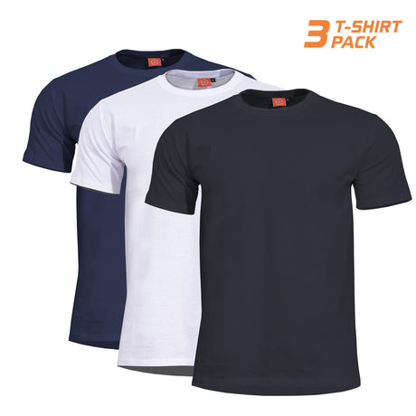 Lot de trois t-shirts Pentagon Orpheus en coton 150 g/m² coupe confort