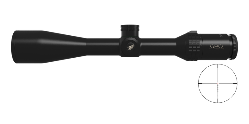 Lunette GPO Spectra 4X 4-16x50 grossissement 4-16 x 50 mm champ 10,4 m - 2,6 m à 100 mètres