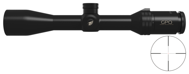 Lunette GPO Spectra 6X 1,5-9x44 grossissement 1,5-9 x 44 mm champ 28 m - 4,6 m à 100 mètres